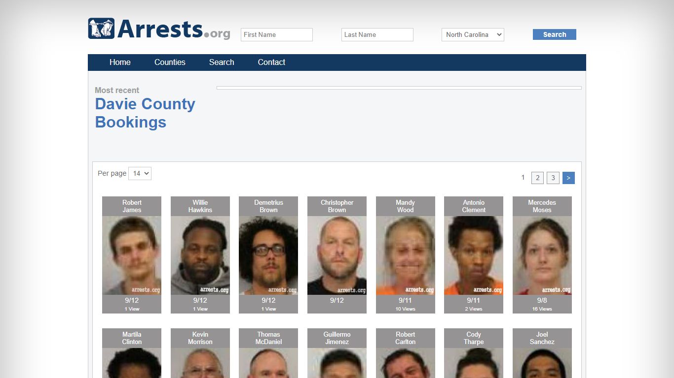 Davie County Arrests and Inmate Search